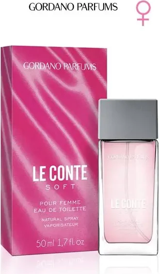 Eau de toilette Gordano Parfums Le Conte Soft, WOMEN, 50 ml
