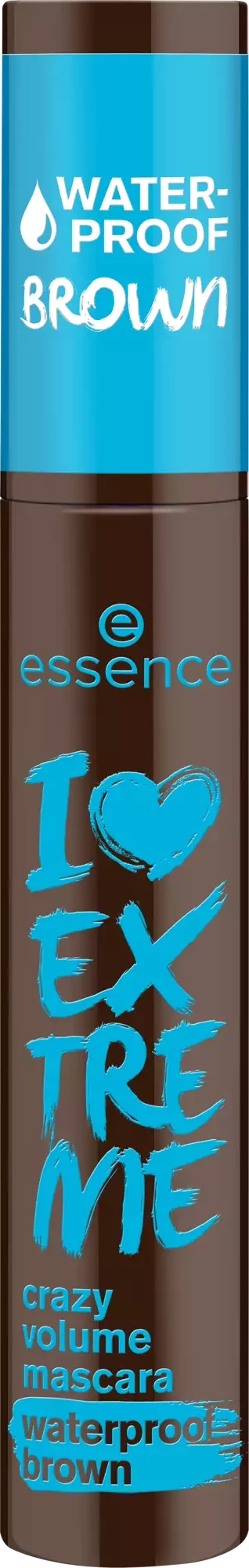 Essence I LOVE EXTREME crazy volume mascara waterproof – brown 01