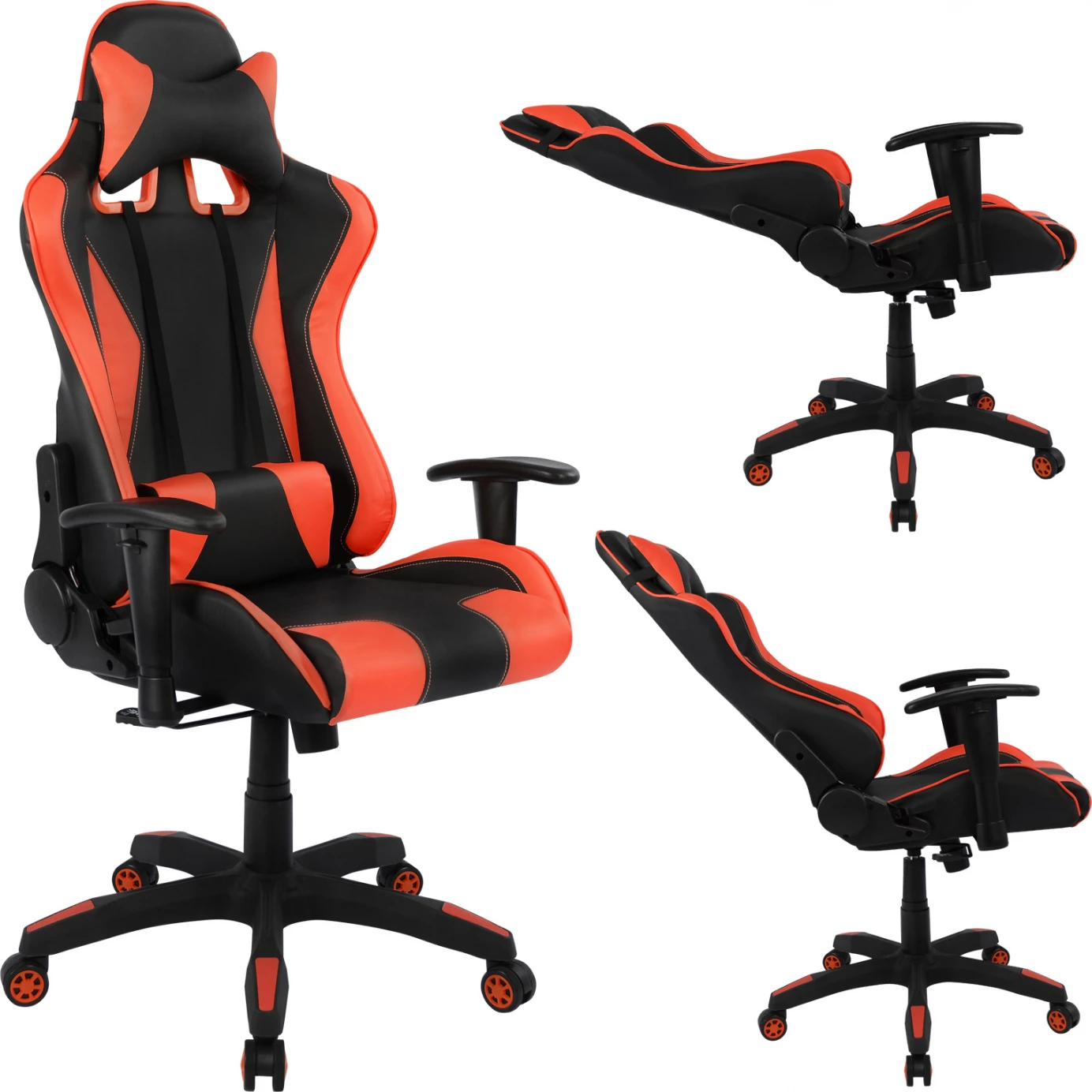 Karrige gaming SPEED FH1062.01, e zezë/e kuqe